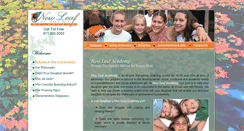 Desktop Screenshot of newleafacademy.com